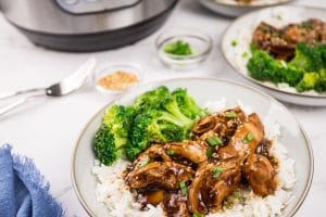 Recette de poulet teriyaki au miel fait au Instant Pot